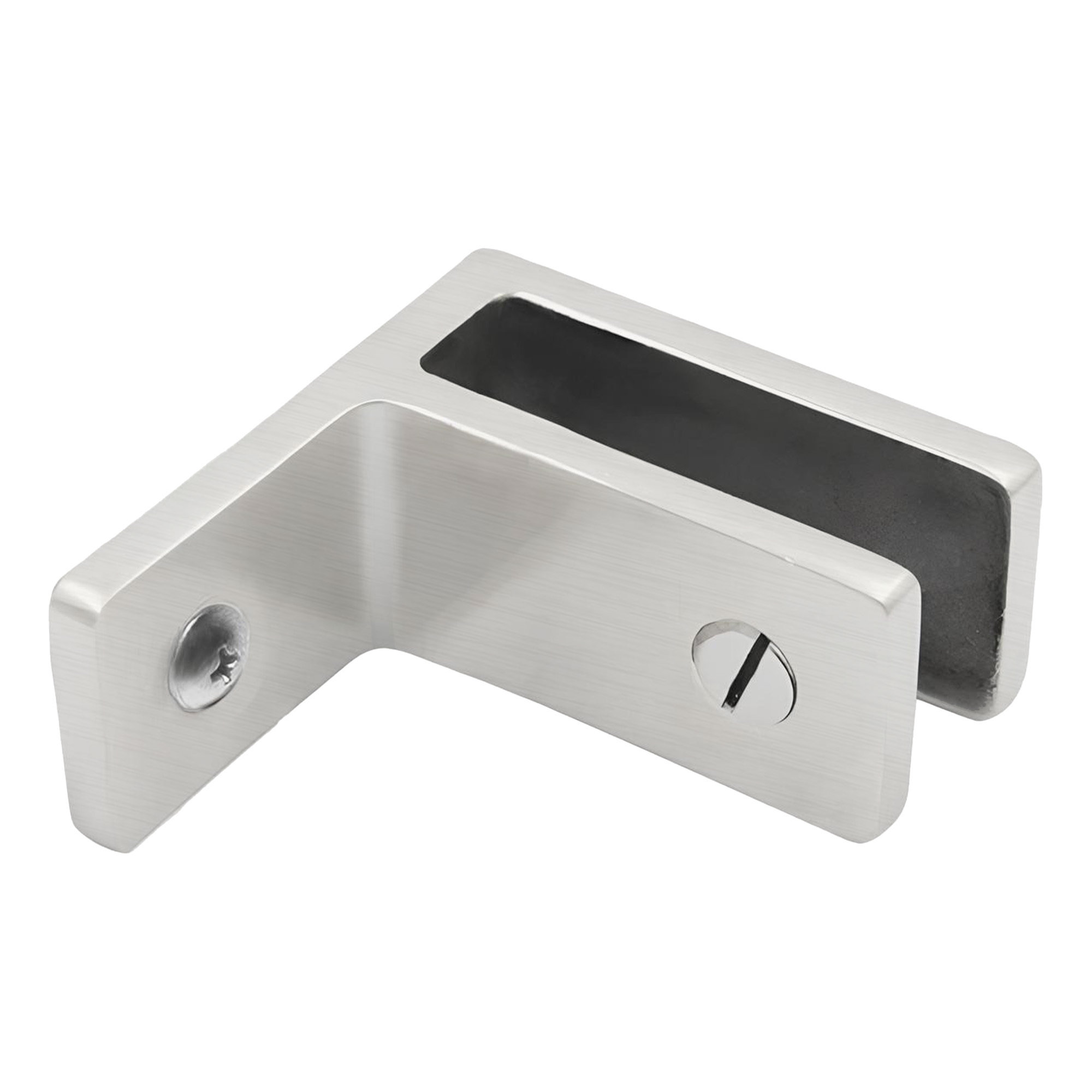 Brixwell Glass Bracing Clamp Wall Mount Type 3/8" to 1/2" Glass